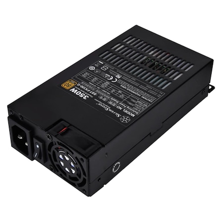 Silverstone 350 watt 80 Plus Gold Power Supply with Fixed Cables, Black SI476493